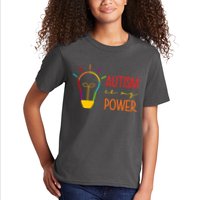 Autism Is My Power Autism Awareness Kids T-Shirt