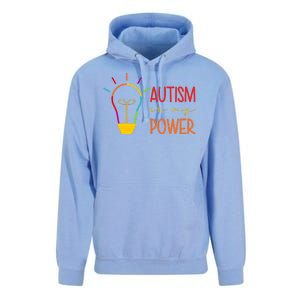 Autism Is My Power Autism Awareness Unisex Surf Hoodie