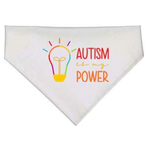 Autism Is My Power Autism Awareness USA-Made Doggie Bandana