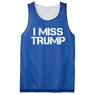 Awesome I Miss Donald Trump 45th President Trump Cool Gift Mesh Reversible Basketball Jersey Tank