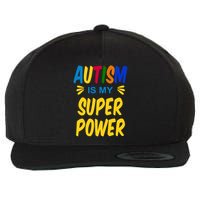 Autism Is My Super Power Wool Snapback Cap
