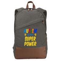Autism Is My Super Power Cotton Canvas Backpack