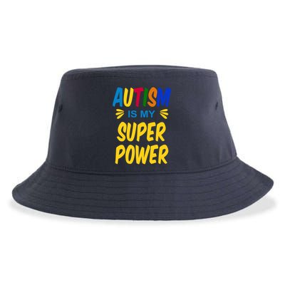 Autism Is My Super Power Sustainable Bucket Hat