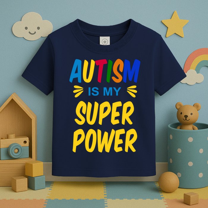 Autism Is My Super Power Toddler T-Shirt