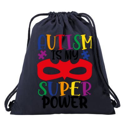 Autism Is My Superpower Drawstring Bag