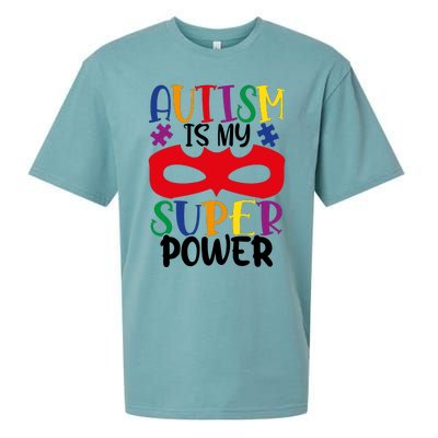 Autism Is My Superpower Sueded Cloud Jersey T-Shirt