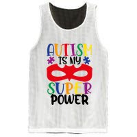 Autism Is My Superpower Mesh Reversible Basketball Jersey Tank
