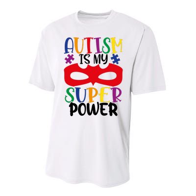 Autism Is My Superpower Performance Sprint T-Shirt