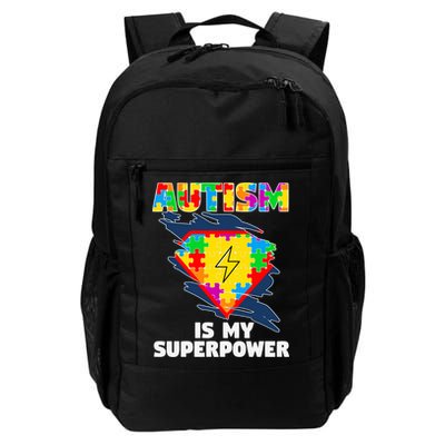 Autism Is My Super Power Superhero Gift Autism Awareness Funny Gift Backpack