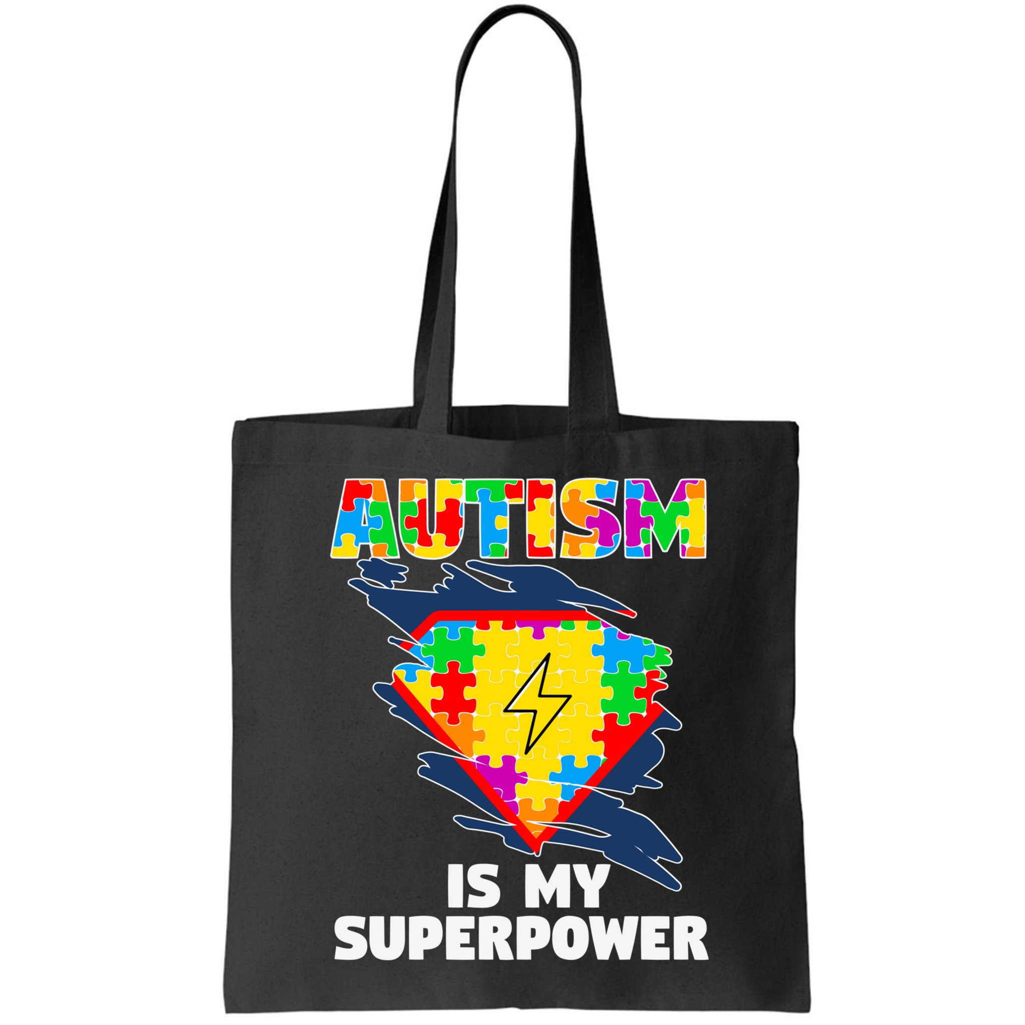 Autism Is My Super Power Superhero Gift Autism Awareness Funny Gift Bag