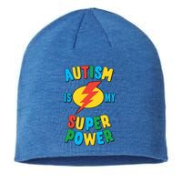 Autism Is My Superpower Gift Sustainable Beanie