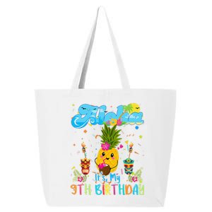 Aloha Its My 9th Birthday 9 Years Hawaiian Luau Candle 25L Jumbo Tote