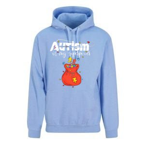 Autism Is My Superpower Superhero Meaningful Gift Autism Awareness Cute Gift Unisex Surf Hoodie