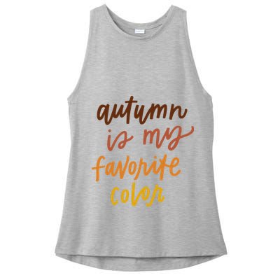 Autumn Is My Favorite Color Ladies PosiCharge Tri-Blend Wicking Tank