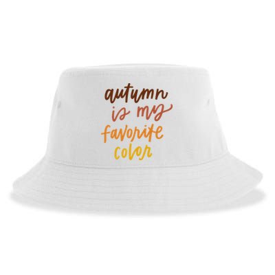 Autumn Is My Favorite Color Sustainable Bucket Hat