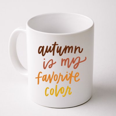 Autumn Is My Favorite Color Mug