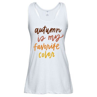 Autumn Is My Favorite Color Ladies Essential Flowy Tank