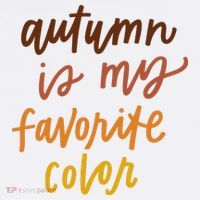 Autumn Is My Favorite Color Flatbill Hat