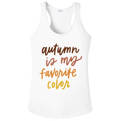 Autumn Is My Favorite Color Ladies PosiCharge Competitor Racerback Tank