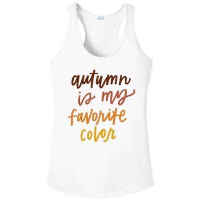 Autumn Is My Favorite Color Ladies PosiCharge Competitor Racerback Tank