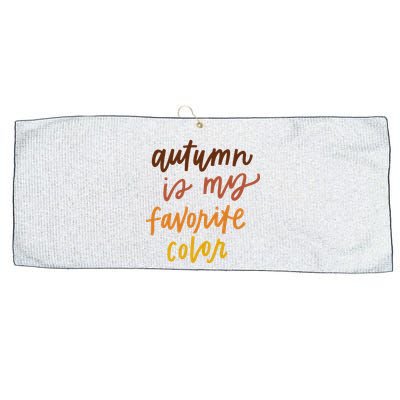 Autumn Is My Favorite Color Large Microfiber Waffle Golf Towel