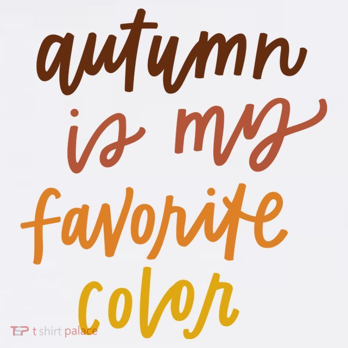 Autumn Is My Favorite Color Tank Top
