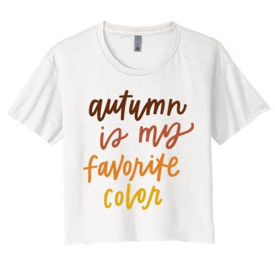 Autumn Is My Favorite Color Crop Top