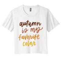 Autumn Is My Favorite Color Crop Top