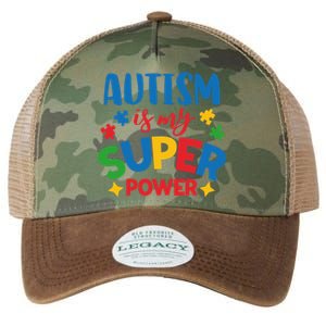 Autism Is My Super Power Autistic Gift Legacy Tie Dye Trucker Hat