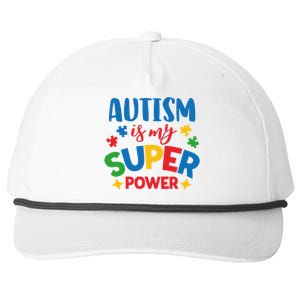 Autism Is My Super Power Autistic Gift Snapback Five-Panel Rope Hat