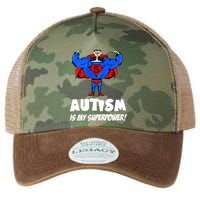 Autism Is My Super Power Hero Legacy Tie Dye Trucker Hat