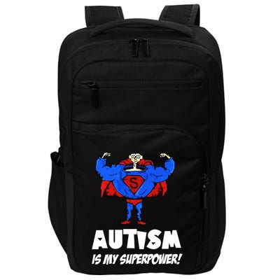 Autism Is My Super Power Hero Impact Tech Backpack