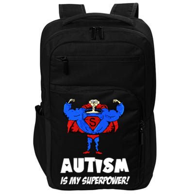 Autism Is My Super Power Hero Impact Tech Backpack