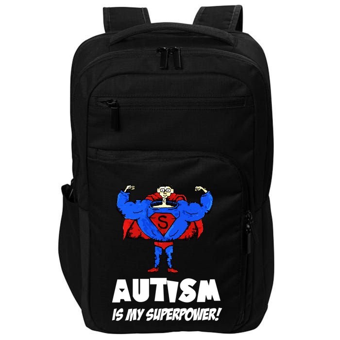 Autism Is My Super Power Hero Impact Tech Backpack