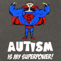 Autism Is My Super Power Hero Cotton Canvas Backpack