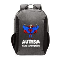 Autism Is My Super Power Hero Vector Backpack