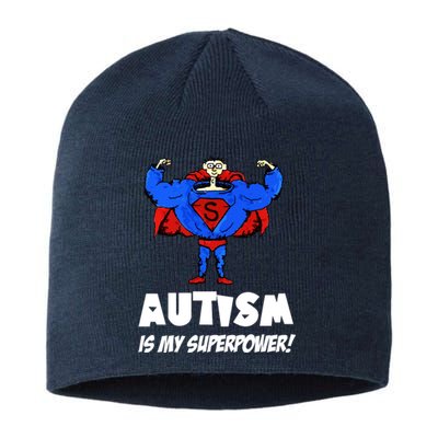 Autism Is My Super Power Hero Sustainable Beanie