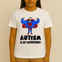 Autism Is My Super Power Hero T-Shirt