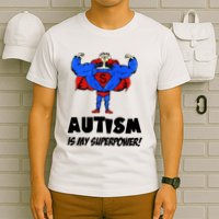 Autism Is My Super Power Hero T-Shirt