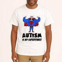 Autism Is My Super Power Hero Tall T-Shirt