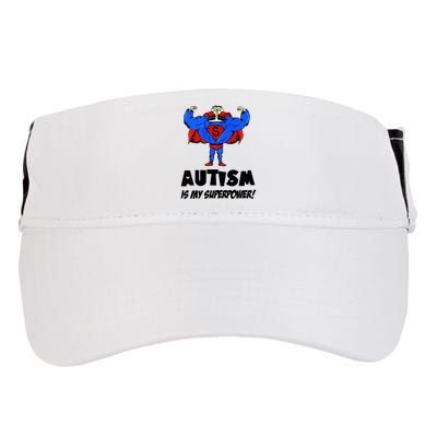 Autism Is My Super Power Hero Adult Drive Performance Visor