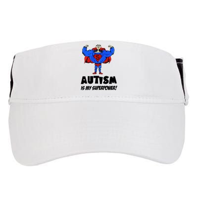 Autism Is My Super Power Hero Adult Drive Performance Visor