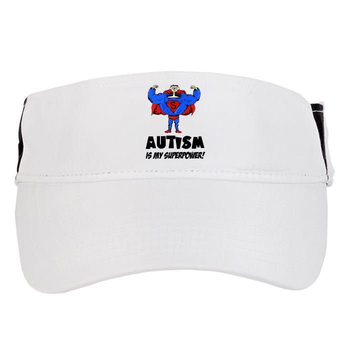 Autism Is My Super Power Hero Adult Drive Performance Visor