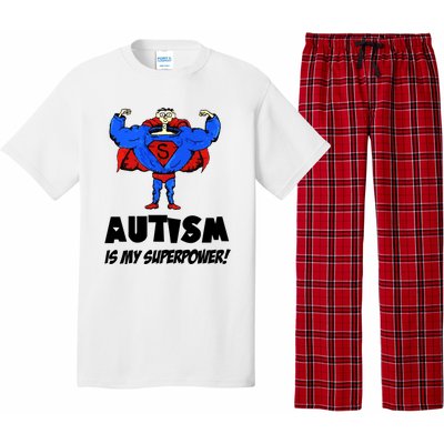 Autism Is My Super Power Hero Pajama Set