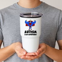 Autism Is My Super Power Hero Tumbler