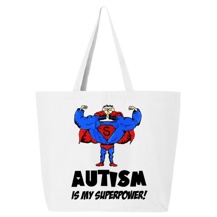 Autism Is My Super Power Hero 25L Jumbo Tote