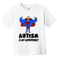Autism Is My Super Power Hero Toddler T-Shirt