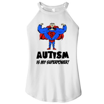 Autism Is My Super Power Hero Women's Perfect Tri Rocker Tank