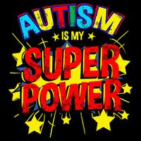 Autism Is My Superpower Autism Awareness Drawstring Bag