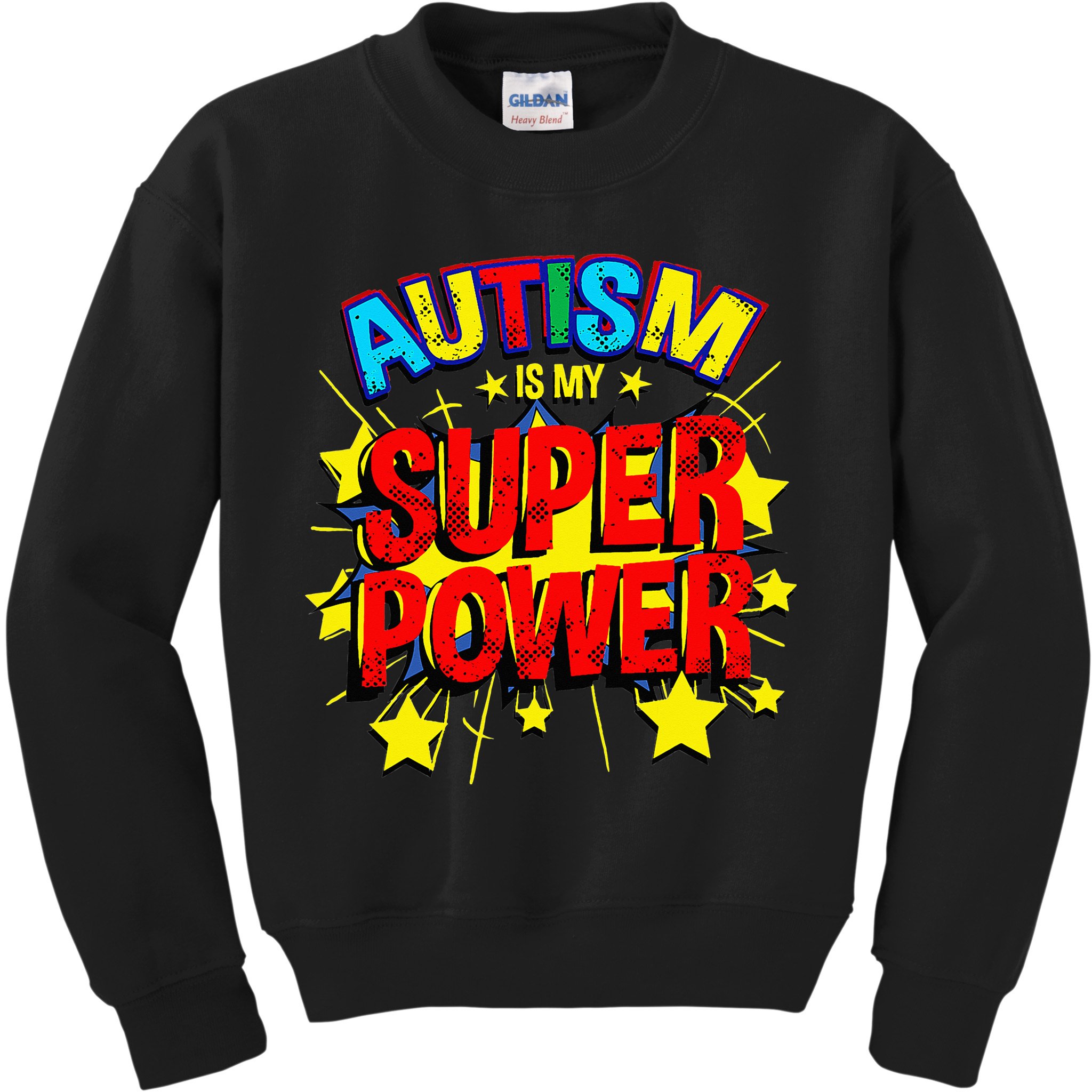 Autism Is My Superpower Autism Awareness Kids Sweatshirt
